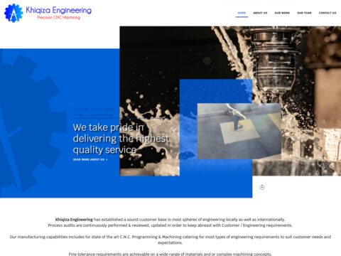 Website - Khiqiza Engineering